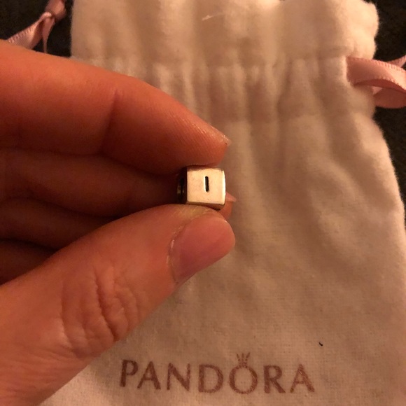 Pandora “I LOVE U” two tone charm - Picture 4 of 5